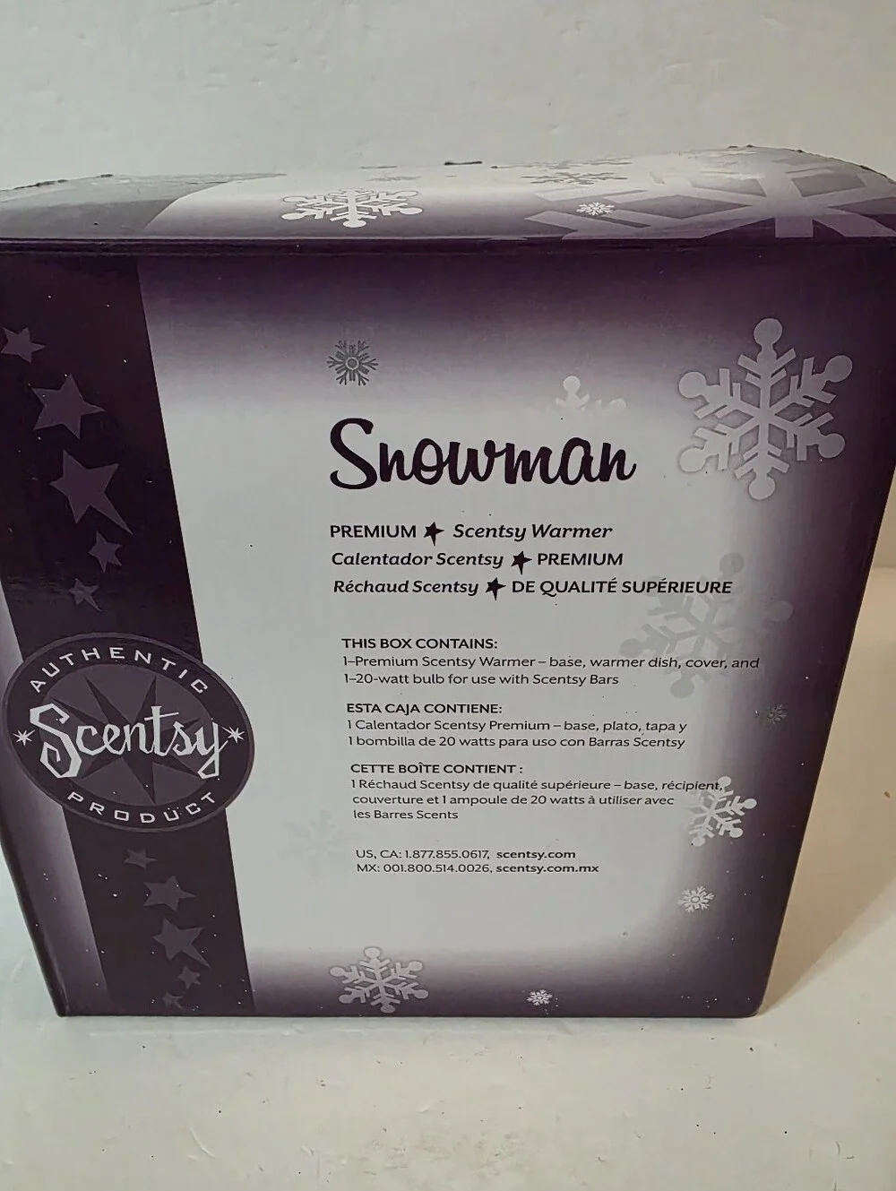 Scentsy Snowman Premium Warmer Holiday Collection In Box